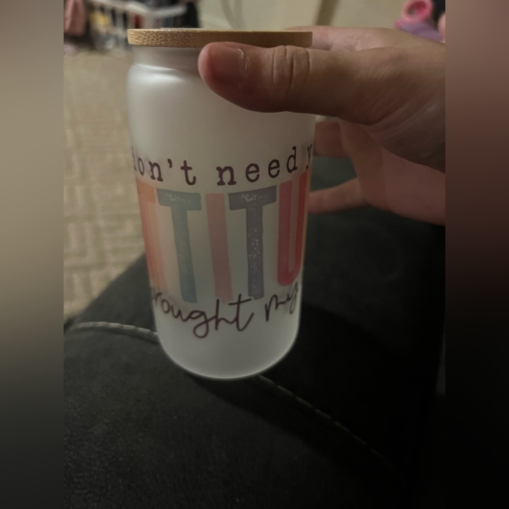#4 Attitude GLASS cup